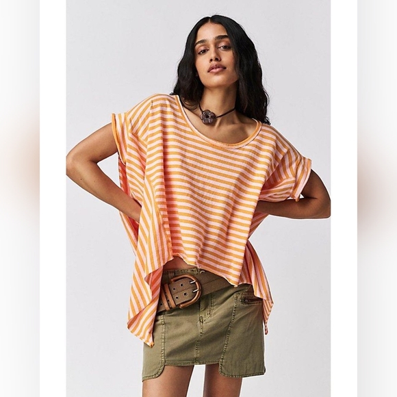 Free People Tops - NWOT We The Free Striped Angel Tee